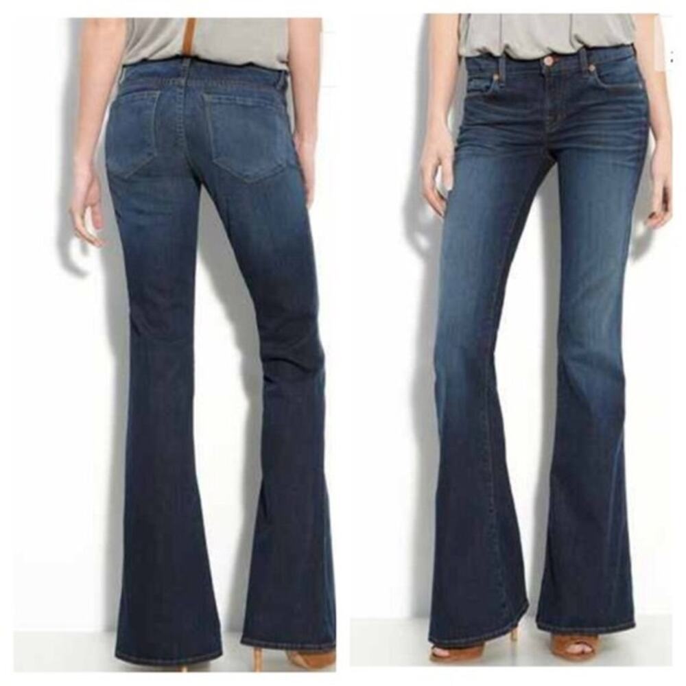 J BRAND Heartbreaker Bootcut Baby Flare Jeans in Bay sz 26 USA Made